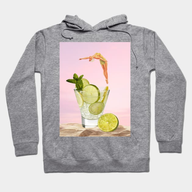 I need a drink Hoodie by leafandpetaldesign